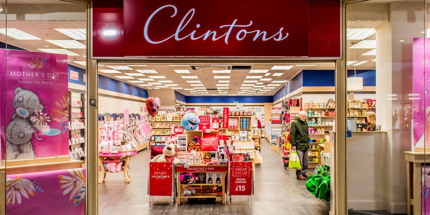 Clintons at St Johns Shopping Centre