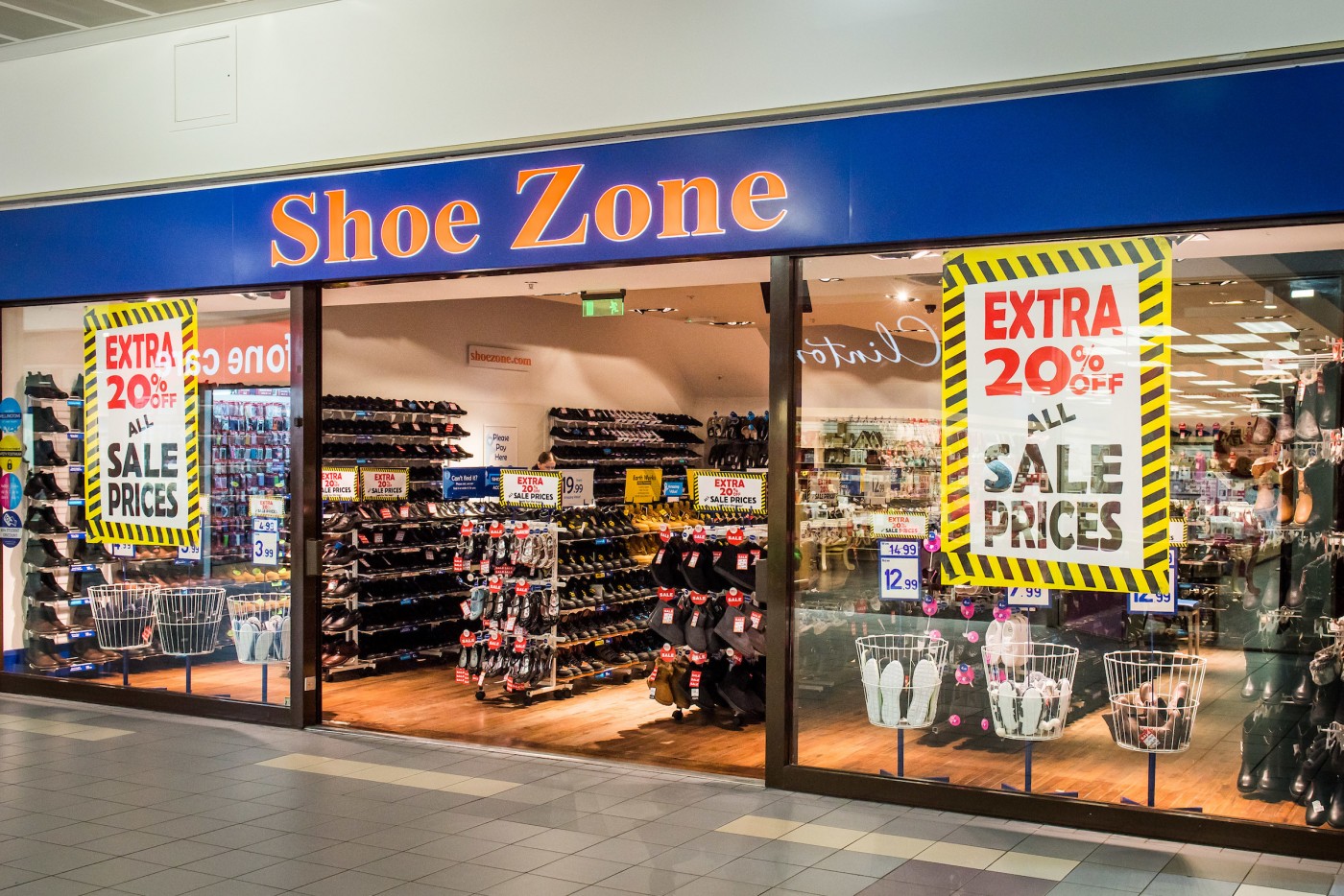 Shoe Zone at St John's Shopping Centre