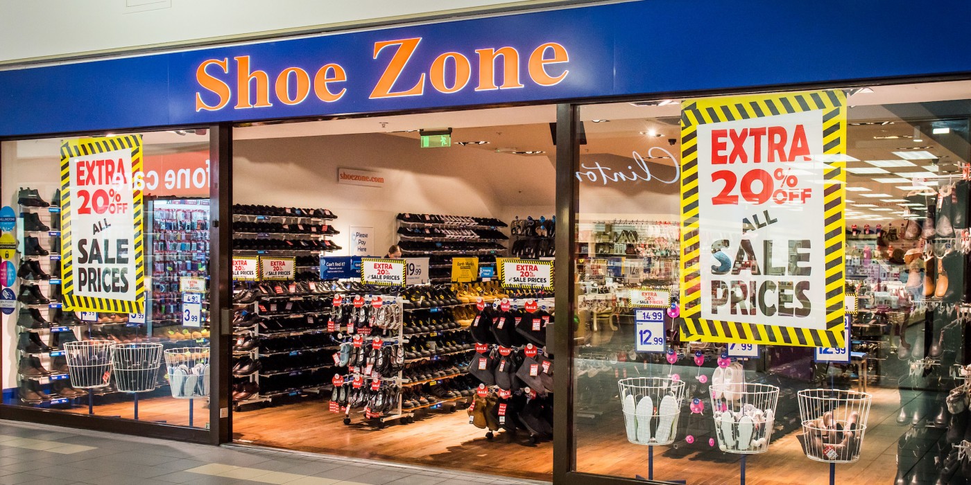 Shoe Zone at St Johns Shopping Centre