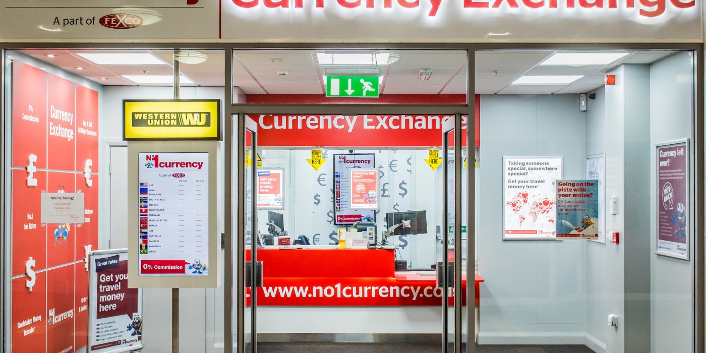 No1 Currency at St Johns Shopping Centre