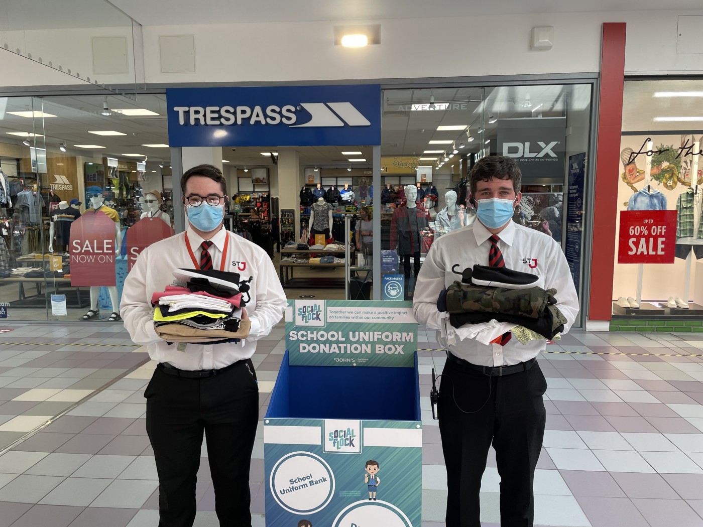 Social Flock School Uniform Bank Donations